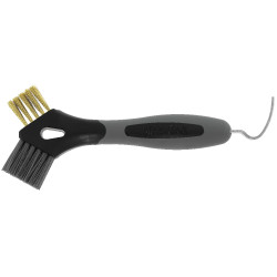 Cure-pieds brosse métal Hippotonic 3 en 1 Noir