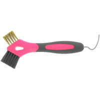 Cure-pieds brosse métal Hippotonic 3 en 1 Rose Cure-pieds brosse métal Hippotonic 3 en 1 Rose
