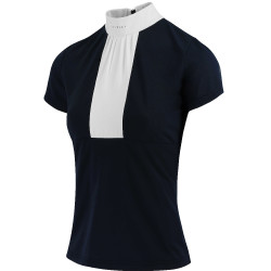 Polo Equithème Doha Manches courtes Bleu marine