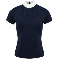 Polo Equithème Funza Korte mouwen Wit