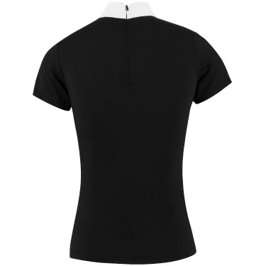 Polo Equithème Funza Korte mouwen Zwart