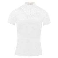 Polo Equithème London Enfant Blanc
