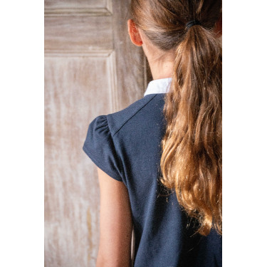 Polo Evrim Eden door Pénélope Marineblauw