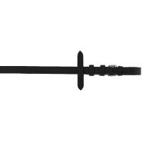 Rubberen teugels Norton Club Oily Zwart