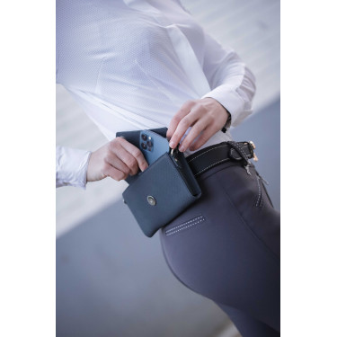 Pochette Pénélope New phone pocket geperforeerd Marine Marineblauw