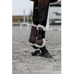 Equithème Boa beenkappen Bruin Equithème Boa beenkappen Bruin