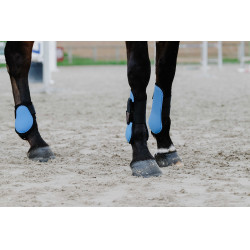 Guêtres Equithème Bleu ciel Guêtres Equithème Bleu ciel