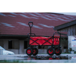 Chariot 4 roues Hippotonic Rouge Chariot 4 roues Hippotonic Rouge
