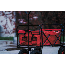 Chariot 4 roues Hippotonic Rouge Chariot 4 roues Hippotonic Rouge