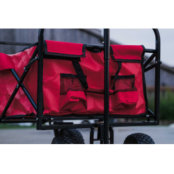 Chariot 4 roues Hippotonic Rouge Chariot 4 roues Hippotonic Rouge