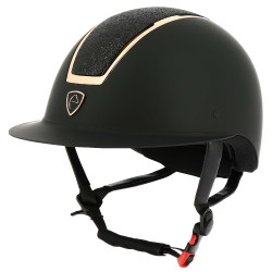 Casque Equithème Glint Mat Noir mat / rose Casque Equithème Glint Mat Noir mat / rose