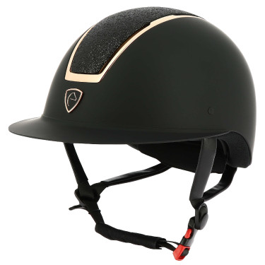 Casque Equithème Glint Mat Noir mat / rose Casque Equithème Glint Mat Noir mat / rose