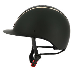 Casque Equithème Glint Mat Noir mat / rose Casque Equithème Glint Mat Noir mat / rose