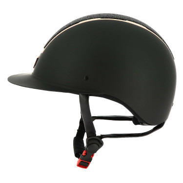 Casque Equithème Glint Mat Noir mat / rose Casque Equithème Glint Mat Noir mat / rose