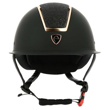 Casque Equithème Glint Mat Noir mat / rose Casque Equithème Glint Mat Noir mat / rose