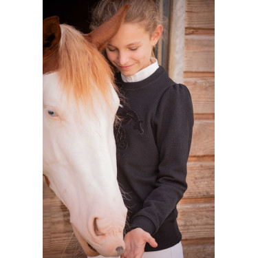 Sweat Pénélope Clotilde Noir Sweat Pénélope Clotilde Noir