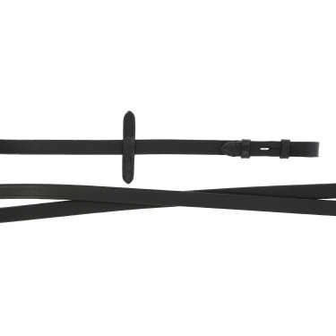 Rênes filet Norton 16 mm Noir