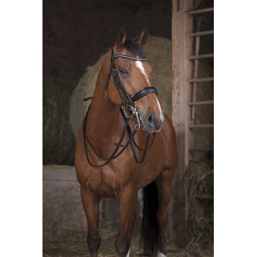 Rênes de bride Norton 13 mm Noir