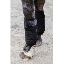 Bandes de polo Equithème par 4 Noir