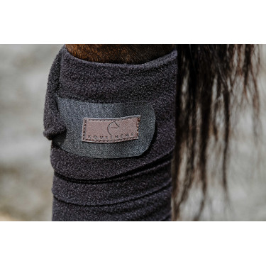 Bandes de polo Equithème par 4 Noir