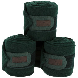 Equithème polobandages set van 4 Donkergroen