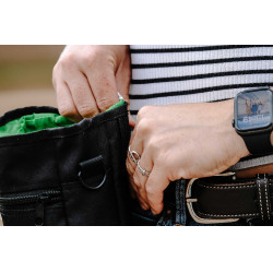 Beloningstas Hippotonic met rits Zwart