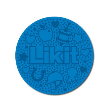 Lik-It liksteenmat Graze Maze Blauw