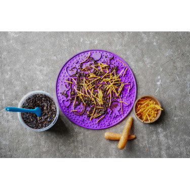 Lik-It liksteenmat Graze Maze Violet