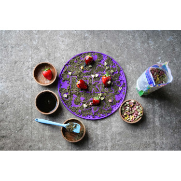 Lik-It liksteenmat Graze Maze Violet