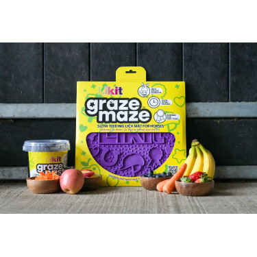 Lik-It liksteenmat Graze Maze Violet