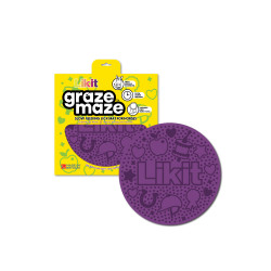 Lik-It liksteenmat Graze Maze Violet