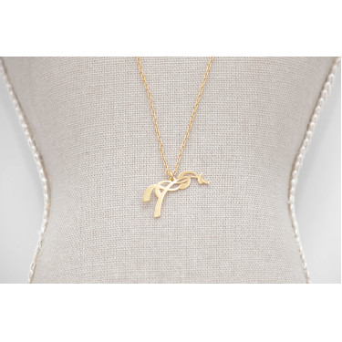 Penelope Angèle halsketting Goudkleurig