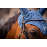 Bonnet chevaux Pénélope Coton Marine Bleu marine