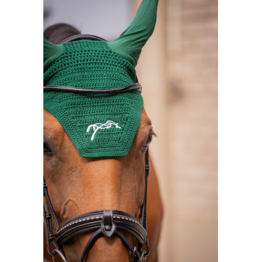 Paardendeken Pénélope Katoen Donkergroen