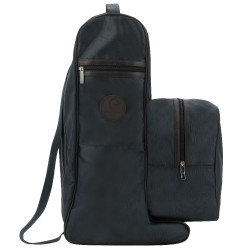 Sac à bottes et sac à bombe Premium Equithème Marine Bleu marine