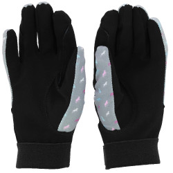 Gants Equithème Maelle Enfant Gris Gants Equithème Maelle Enfant Gris