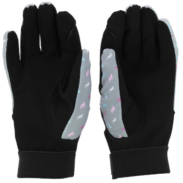 Gants Equithème Maelle Enfant Gris Gants Equithème Maelle Enfant Gris