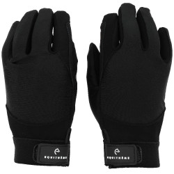 Gants Equithème Maelle Enfant Noir Gants Equithème Maelle Enfant Noir