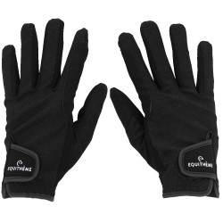 Gants Equithème Savage Noir Gants Equithème Savage Noir