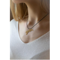 Collier équestre Pénélope GM Doré Collier équestre Pénélope GM Doré