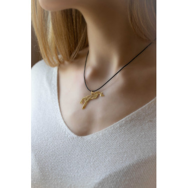 Paardenhalsketting Pénélope GM Goudkleurig