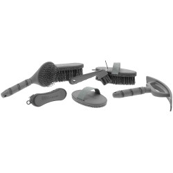 Brosse de tête Je t'aime Equithème Strass Gris Brosse de tête Je t'aime Equithème Strass Gris