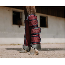 Guêtres de transport Equithème Tyrex 1200D Renforcées Bordeaux