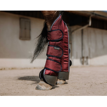 Guêtres de transport Equithème Tyrex 1200D Renforcées Bordeaux
