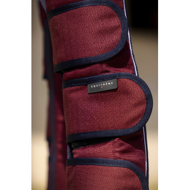 Guêtres de transport Equithème Tyrex 1200D Renforcées Bordeaux