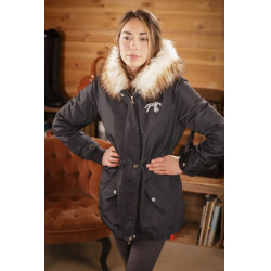 Parka Pénélope Mega Lyon Zwart