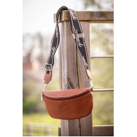 Sac banane Pénélope Smile Cognac Marron