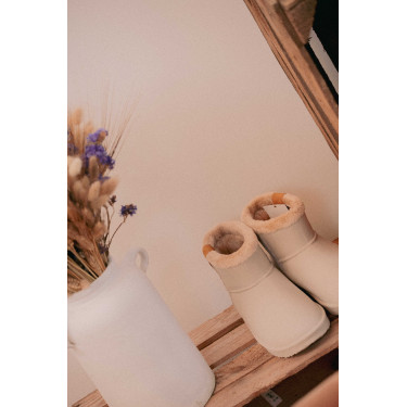 Gevulde Pénélope laarzen Gletsjergrijs