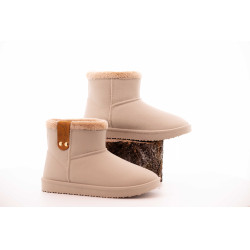 Gevulde Pénélope laarzen Gletsjergrijs