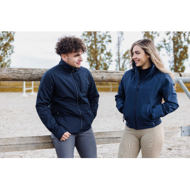 Blouson court Equithème Originals Alina Marine Bleu marine
